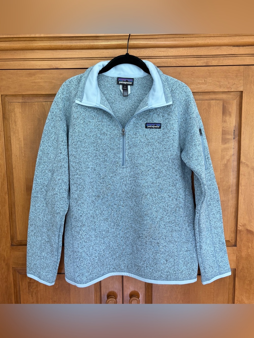 Patagonia Better Sweater 1/4 Zip Fleck Blue
